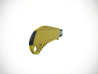 Cutter knife Low-poly 3D model