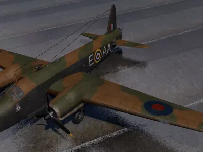 Vickers Wellington Mk-1C - RNZAF 3D model