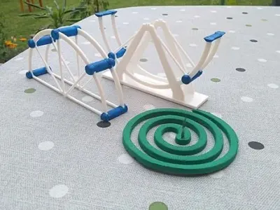 London eye mosquito coil holder 3D print model
