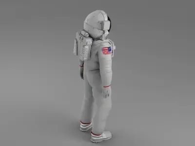 Astronaut  rigged character 3D model