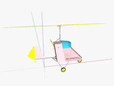 AT autogyro 3D model
