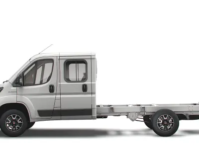 Fiat Ducato Chassis Truck Crew Cab 4035 WB XL 2022 3D model