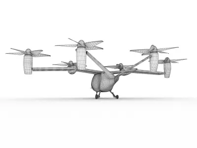 TOYOTA eVTOL DRONE 3D model