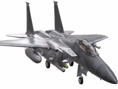 AirCraft 04 - fighter 3D model