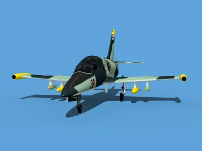 Aero Vodochody L-39C Albatross Georgia 3D model