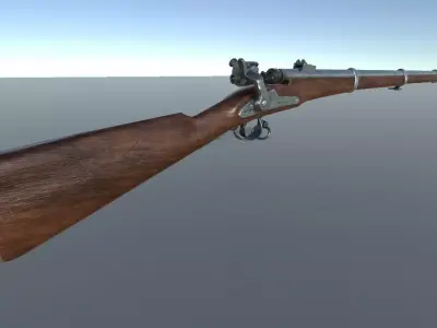Joslyn Rifle Low-poly 3D model