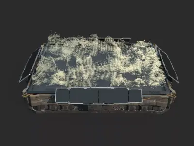 Future Sci-Fi Holographic Computer Map 3D model