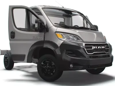 RAM Promaster Chassis HQInterior SCab 3000WB 2023 3D model