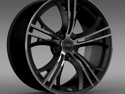 Audi R8 V10 Exclusive rim 3D model