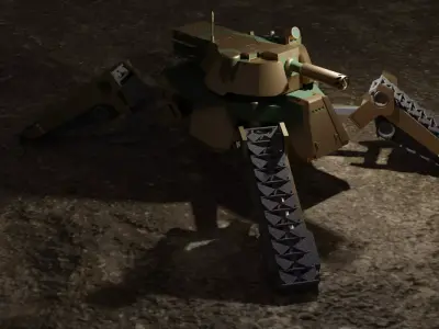 CRAB tank  3D print model