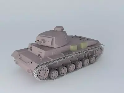 Panzer III Ausf F Sd.Kfz 141 3D model