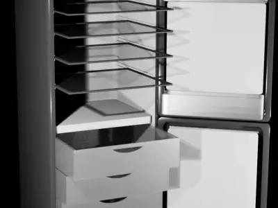 Fridge  cooler  freezer  refrigerator  Free 3D model