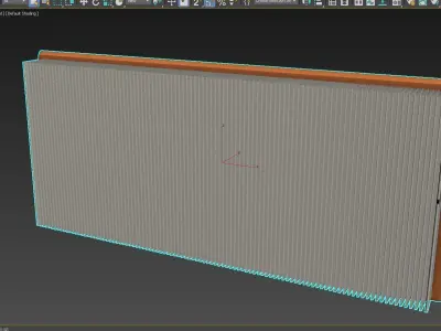 Car parts in a set Low-poly 3D model