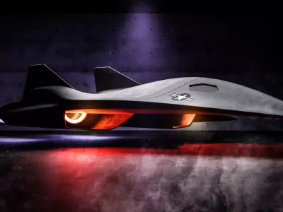 USAF Jet From Top Gun Maverick - Dark Star 3D model
