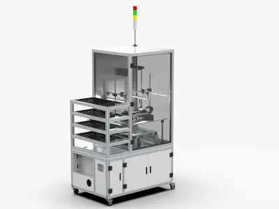 Automatic Electronic Product Visual Inspection Machine 3D model