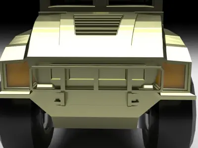 HMMWV Military Humvee 3D model