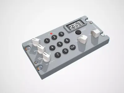TCAS Pane Low-poly 3D model