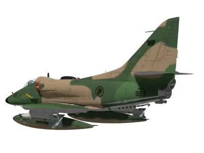 Douglas A-4SU Super Skyhawk 3D model
