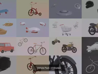 Vehicle Pack 3D Model Collection