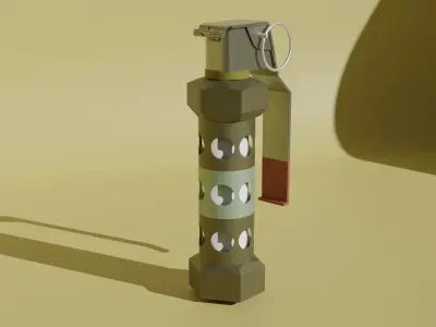 3D Flash Bang Model 3D model