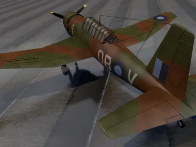 Vultee Vengeance Mk-1 - RAAF 3D model