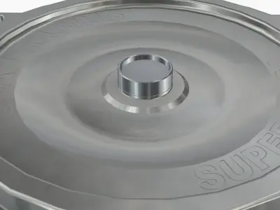 Bolt Together Torque Converter Low-poly 3D model