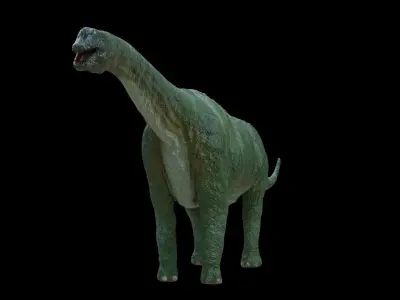 Apatosaurus Dinosaur Low-poly 3D model