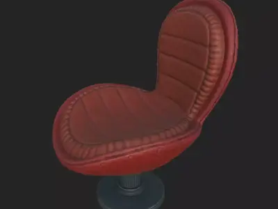 Armchair 2 star wars chair Free low-poly 3D model