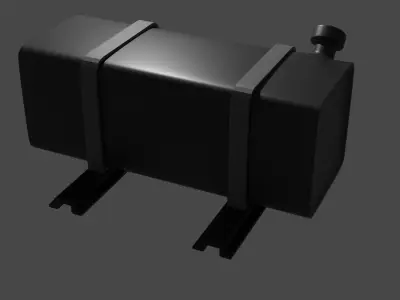 Diesel fuel tank 3D model