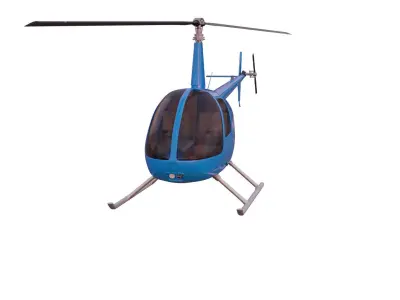private helicopter 3D model