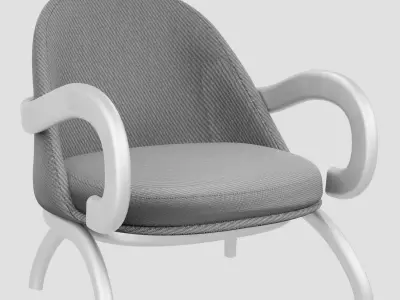 Modern chair with creative design Free 3D model