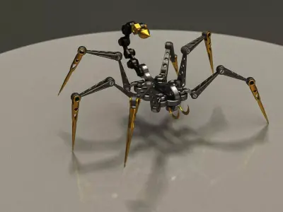 Arachnoid Mecha 3D model