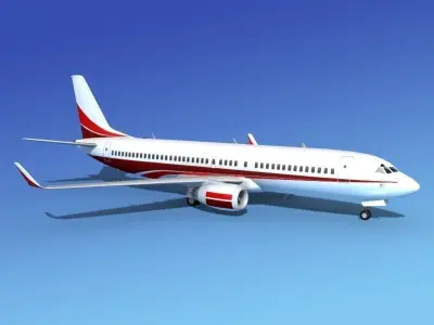 Boeing 737-800 Corporate 7 3D model
