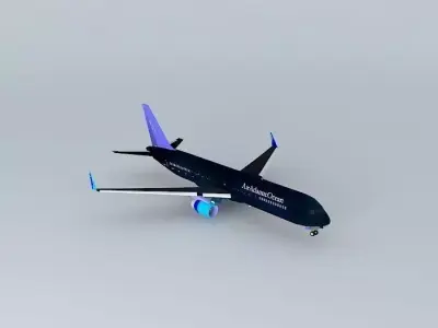 B767-300 AirAtlanticOcean with interior Free 3D model
