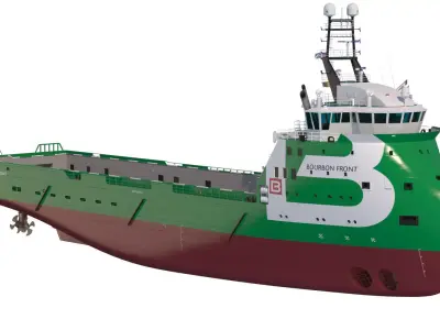 Platform Supply Vessel BOURBON FRONT 3D model