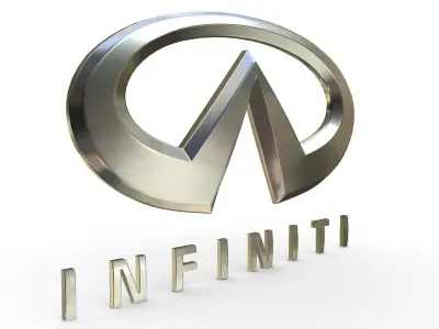 infiniti logo 3D model