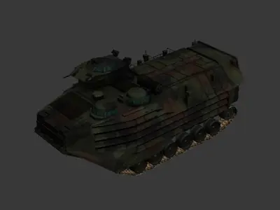 aavp7a1 armoured vehicle Low-poly 3D model