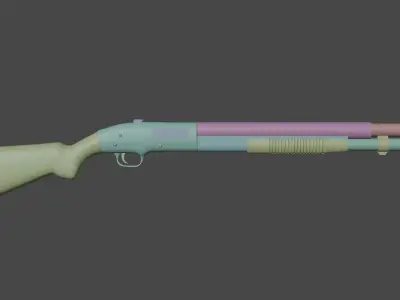 Shot gun 3D model
