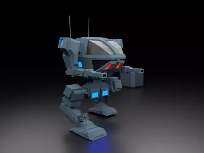 Mech Warrior - Walker - Termiwalker Mk1 3D print model purchase