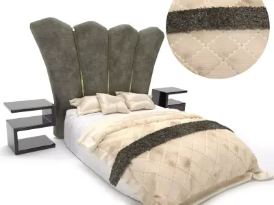 Bed Persia Model Free 3D model