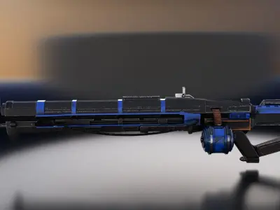 ThunderLord-HeavyGun Low-poly 3D model
