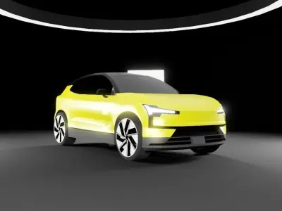 volvo EX30  Low-poly 3D model