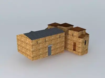 Basilica of St. Lucia Trampal. Alcuescar Free 3D model