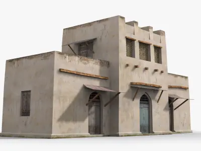 Arab xx3 Low-poly 3D model