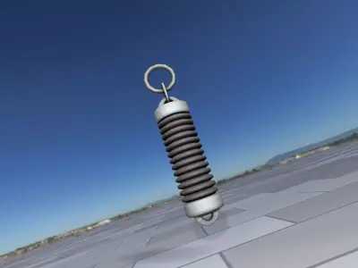 Electricity Poles Insulator 5 - Object 076 Low-poly 3D model