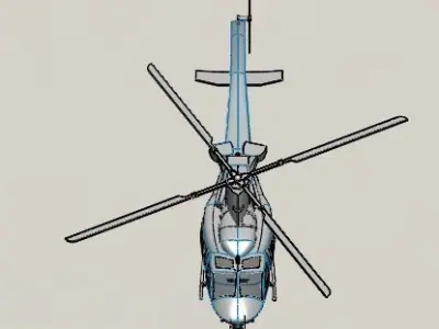 Bell UH-1Y Venom helicopter 3D model