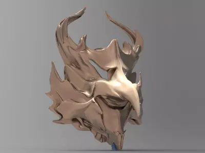 Crow Mask 1 3D model