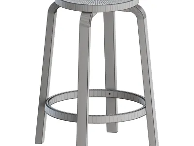 Stool 64 by Artek 3D model
