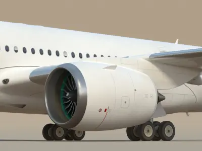 Lufthansa Airbus A350 SC 3D model