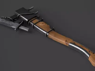 Modifiable Strike Weapon 13 Low-poly 3D model